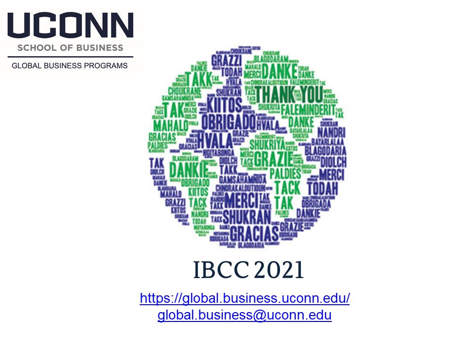 Uconn International Business Case Challenge Undergraduate Programs